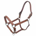 Tabelo Leather Halter with  Adjustable Chin & Snap