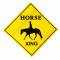 Gatsby Horse Crossing Sign- English