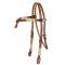 TABELO Cross Over Headstall with Rawhide & Star Concho